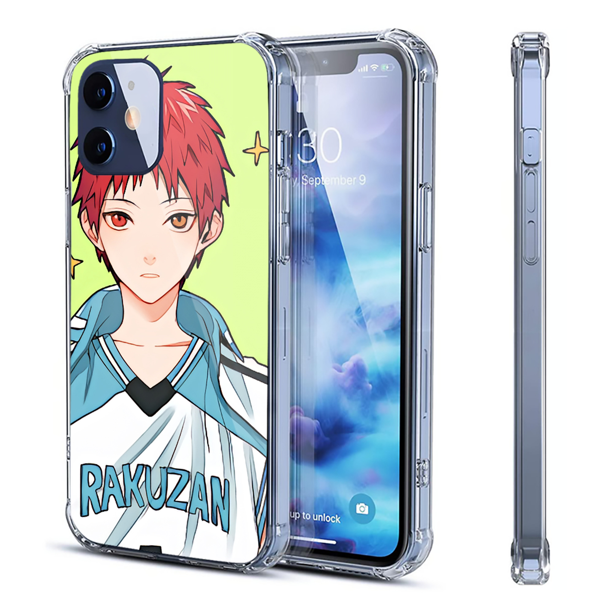 （画像用） ハイキュー!! Haikyu!! 【iPhone 12シリーズ対応】透明スマホケース（クリアソフトケース）